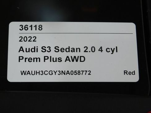 Used 2022 Audi S3 Premium Plus AWD/4WD image 94