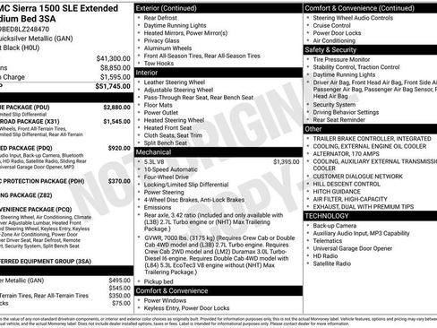 Used 2020 GMC Sierra 1500 SLE w/ SLE Value Package AWD/4WD image 3