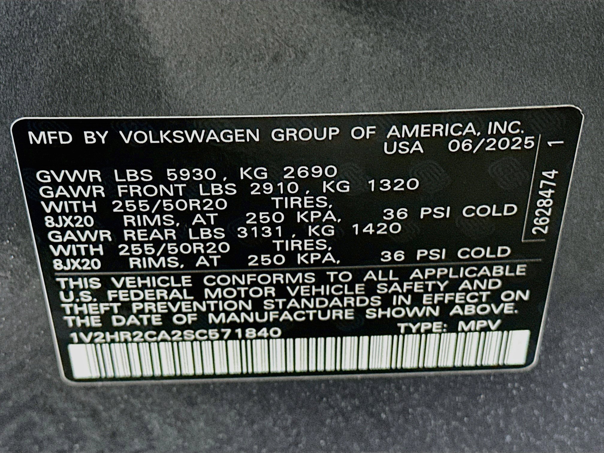 Used 2025 Volkswagen Atlas SE AWD/4WD image 12