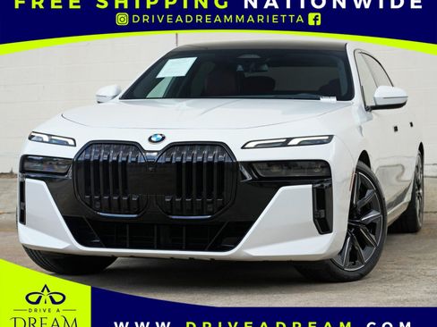 Used 2023 BMW 740i w/ Parking Assistance Package RWD image 1