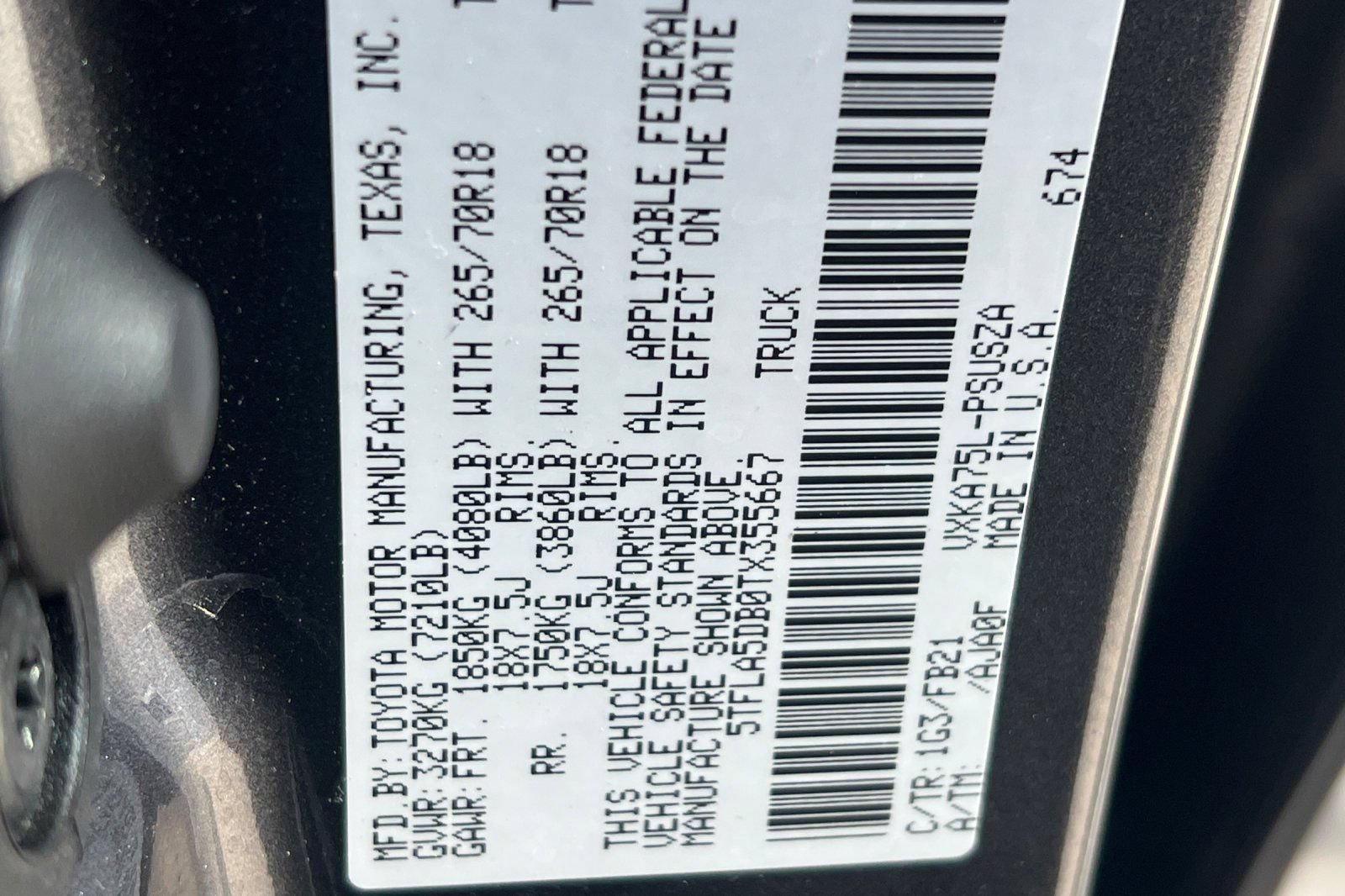 Certified 2026 Toyota Tundra SR5 AWD/4WD image 23