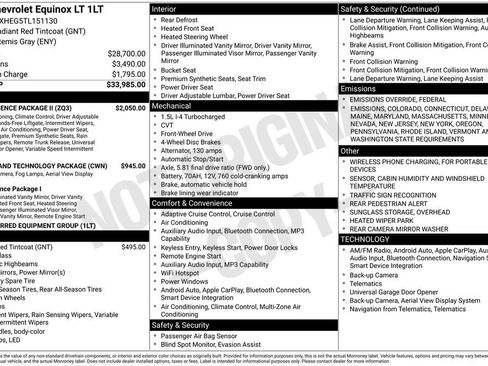 New 2026 Chevrolet Equinox LT w/ Convenience Package II image 28