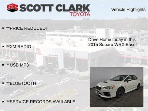 Used 2015 Subaru WRX AWD/4WD image 7