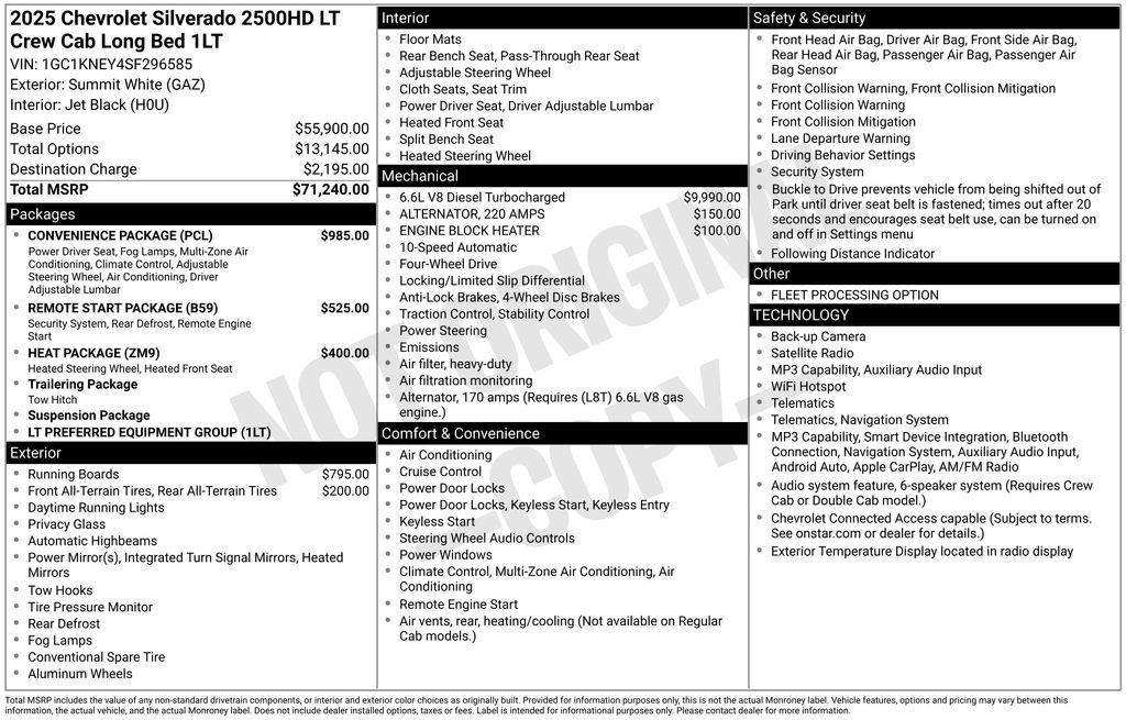 Used 2025 Chevrolet Silverado 2500 LT w/ Convenience Package AWD/4WD image 37