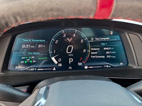 Certified 2024 Chevrolet Corvette Stingray Preferred Cpe w/ Z51 Performance Package RWD image 11