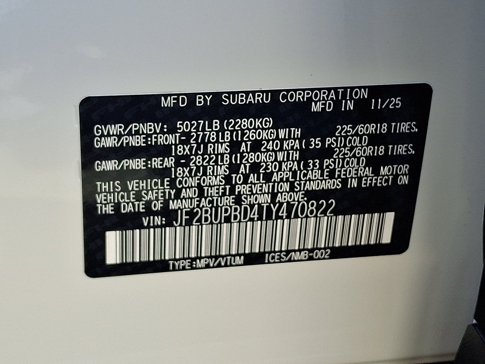 Certified 2026 Subaru Outback Premium w/ Premium/Limited Package AWD/4WD image 28