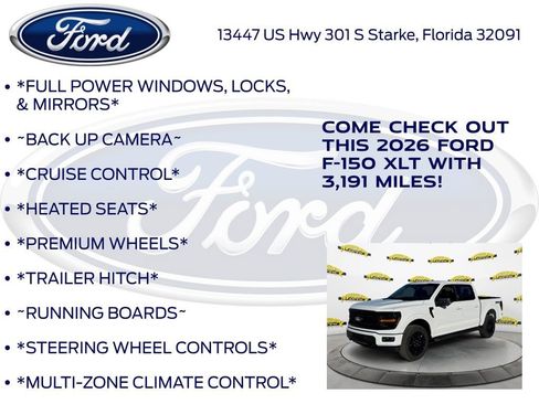 New 2026 Ford F150 XLT w/ Equipment Group 302A MID image 10