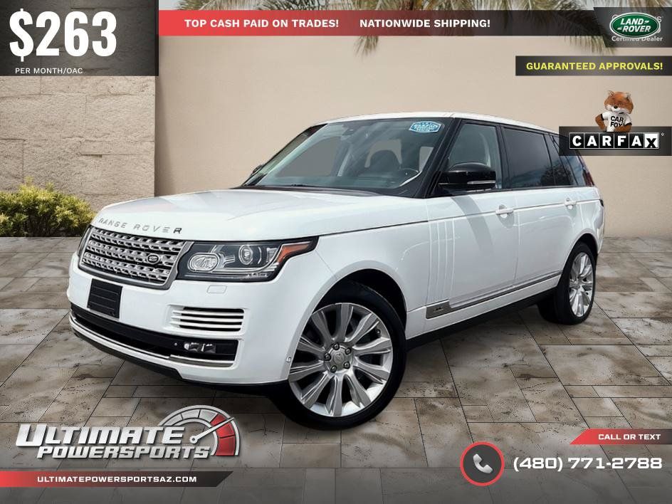 Used 2014 Land Rover Range Rover Long Wheelbase Supercharged AWD/4WD image 2