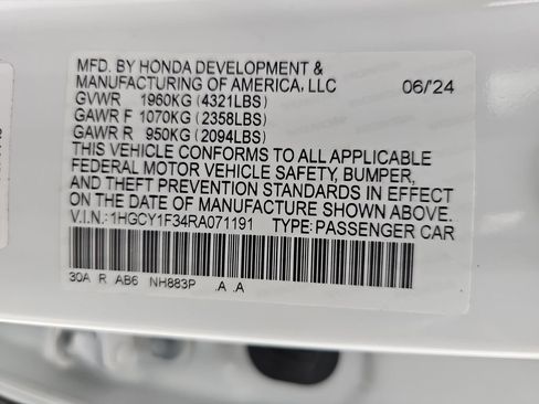Used 2024 Honda Accord EX image 39