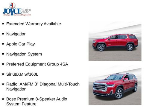Certified 2023 GMC Acadia SLT FWD image 10
