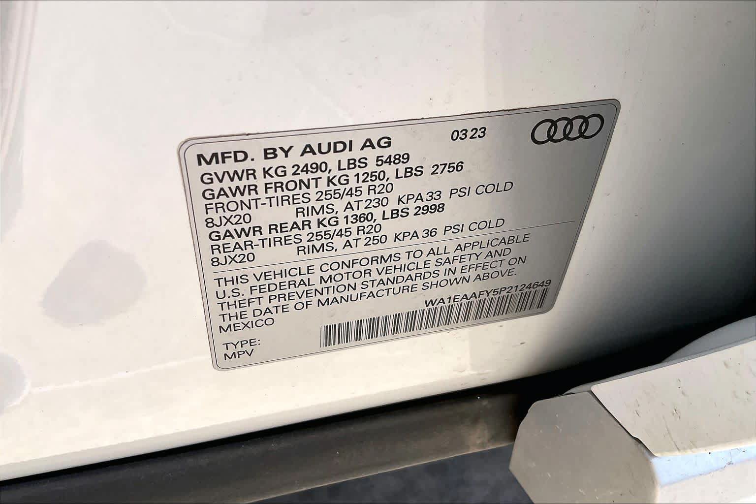 Used 2023 Audi Q5 2.0T Premium Plus w/ Premium Plus Package AWD/4WD image 34