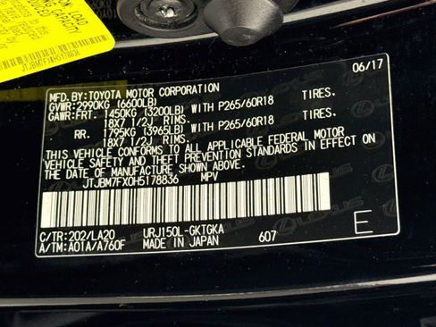 Used 2017 Lexus GX 460 Premium w/ Premium Package AWD/4WD image 49