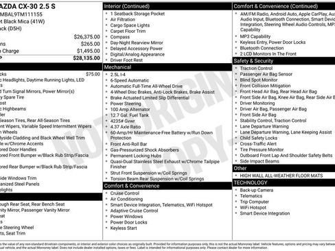 Certified 2026 MAZDA CX-30 AWD 2.5 S image 34
