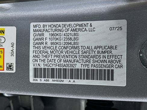 Used 2025 Honda Accord SE image 12