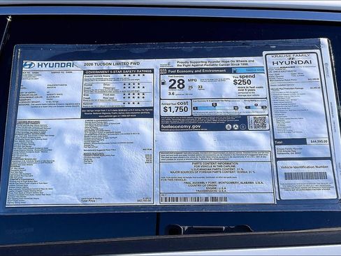 New 2026 Hyundai Tucson Limited image 14