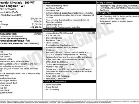 Used 2014 Chevrolet Silverado 1500 W/T w/ Trailering Package RWD image 12