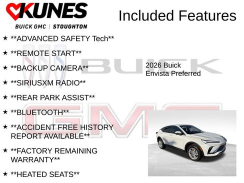 New 2026 Buick Envista Preferred w/ Convenience I Package image 2