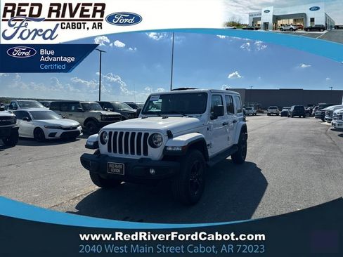 Used 2021 Jeep Wrangler Unlimited Sahara AWD/4WD image 1