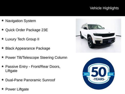 Certified 2023 Jeep Grand Cherokee L Limited w/ Luxury Tech Group II AWD/4WD image 7