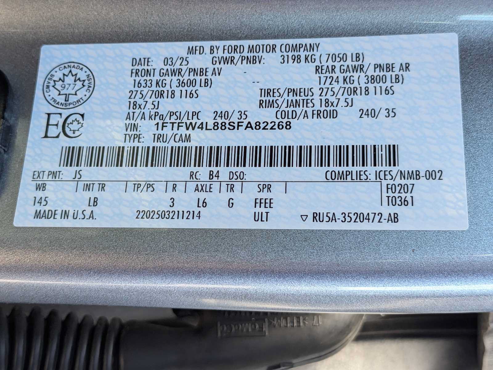 Used 2025 Ford F150 Tremor w/ Bed Utility Package AWD/4WD image 21