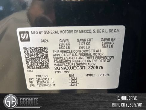 Used 2024 Chevrolet Equinox LT AWD/4WD image 30