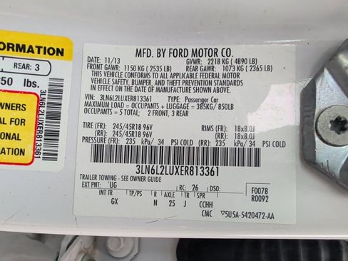 Used 2014 Lincoln MKZ Hybrid w/ Equipment Group 202A Reserve image 39