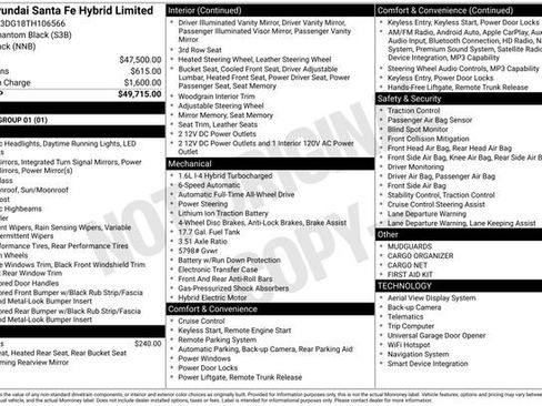 New 2026 Hyundai Santa Fe Limited AWD/4WD image 35