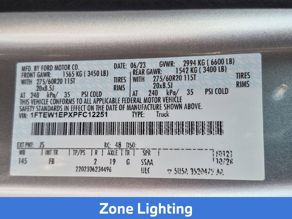 Used 2023 Ford F150 XLT w/ Equipment Group 302A High AWD/4WD image 32