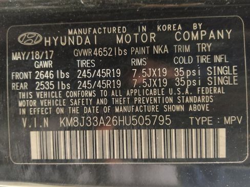 Used 2017 Hyundai Tucson Sport w/ Cargo Package image 33