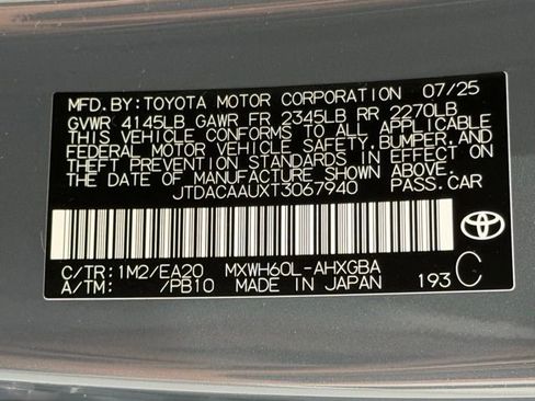 New 2026 Toyota Prius XLE image 53