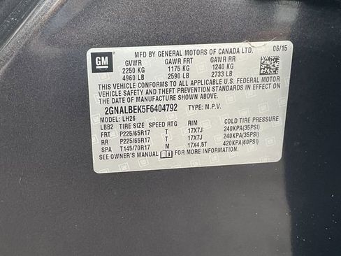 Used 2015 Chevrolet Equinox LT FWD image 35