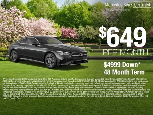 Certified 2025 Mercedes-Benz CLE 300 CLE 300 image 2