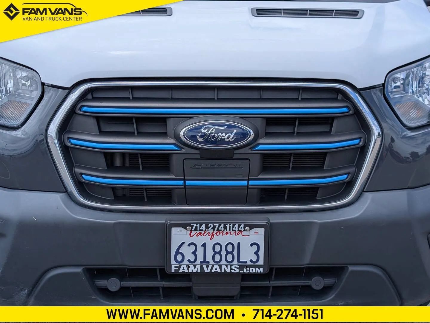 Used 2022 Ford E-Transit 148 High Roof w/ Load Area Protection Package RWD image 3