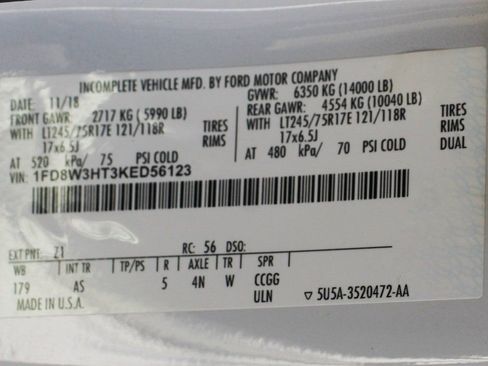 Used 2019 Ford F350 XL w/ Power Equipment Group AWD/4WD image 47