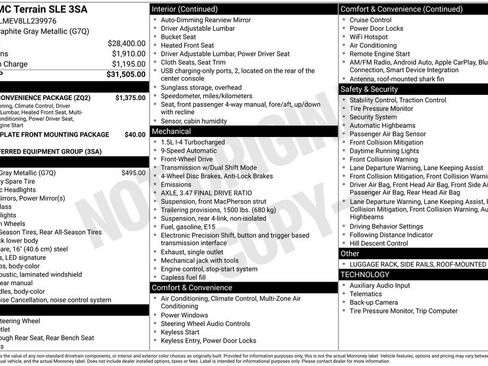 Used 2020 GMC Terrain SLE w/ Driver Convenience Package FWD image 2