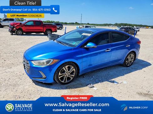 Used 2017 Hyundai Elantra Limited w/ Limited Tech Package 04 FWD image 1