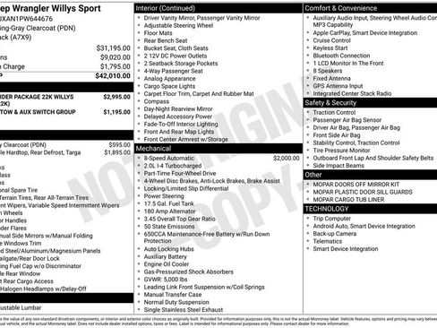 Used 2023 Jeep Wrangler Willys image 3