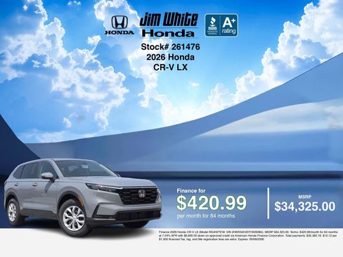 New 2026 Honda CR-V LX image 7