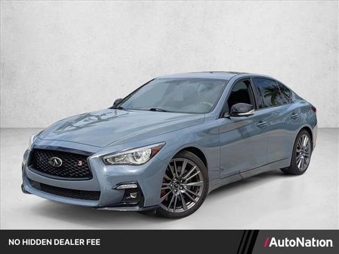 Used 2021 INFINITI Q50 Red Sport 400 RWD image 1
