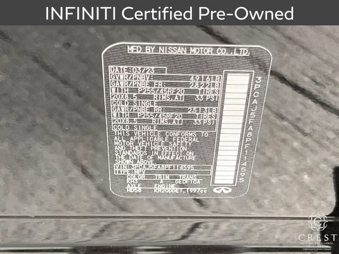 Certified 2023 INFINITI QX50 Sport FWD image 33