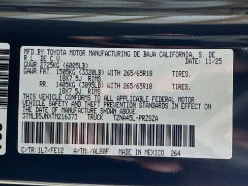 New 2026 Toyota Tacoma TRD Sport image 28