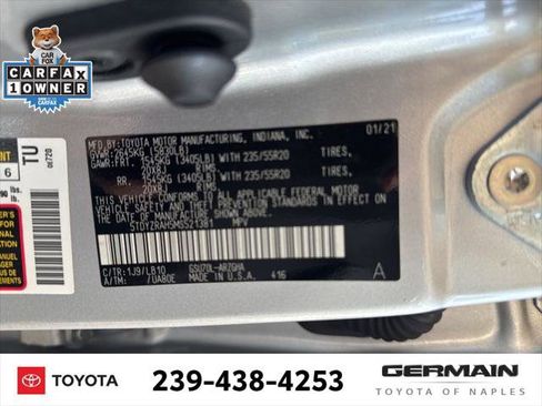 Certified 2021 Toyota Highlander Limited image 25