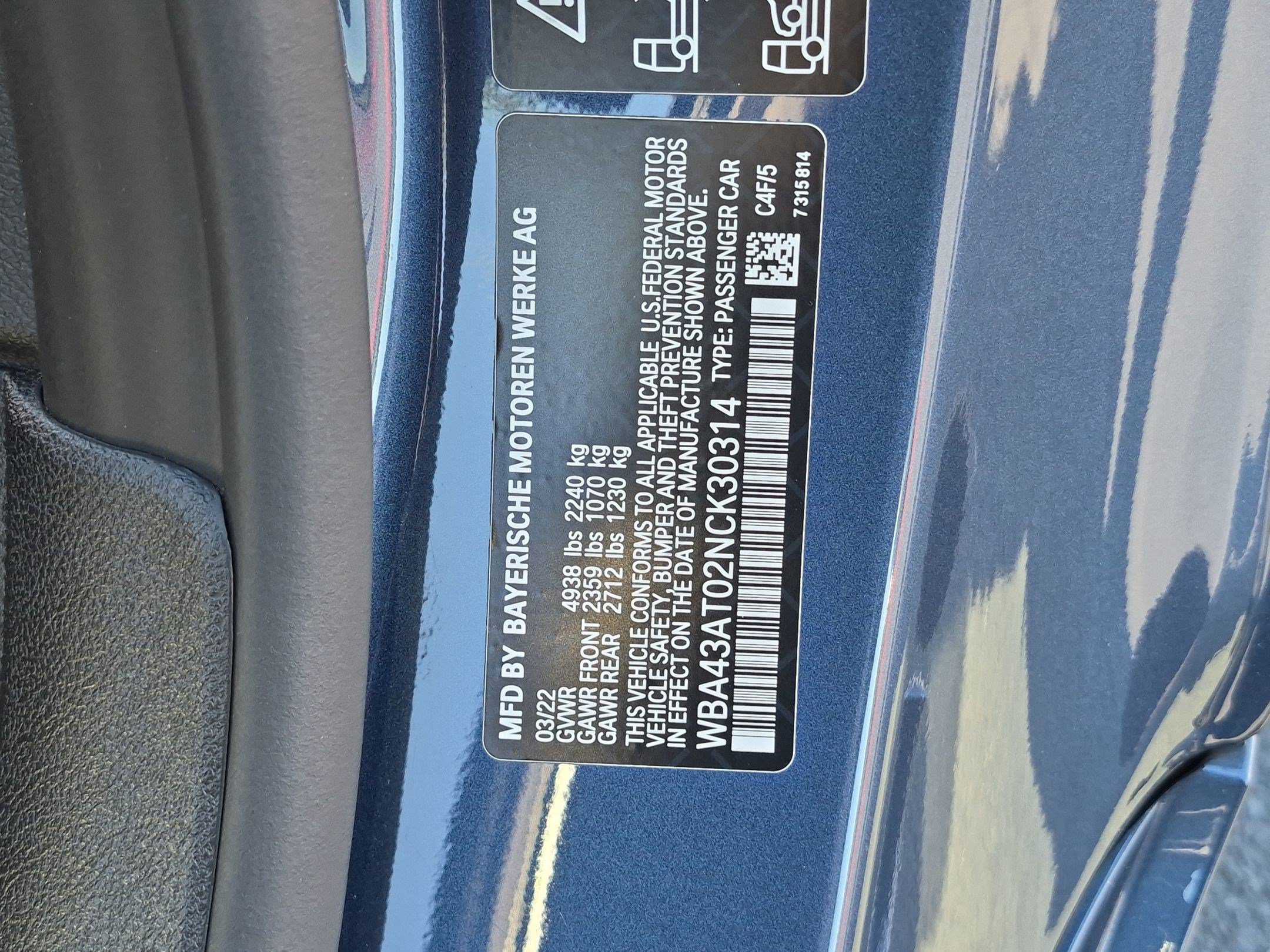 Certified 2022 BMW 430i xDrive Convertible w/ M Sport Package AWD/4WD image 34