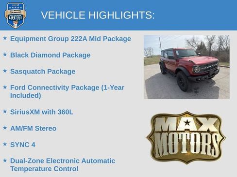 New 2026 Ford Bronco Big Bend w/ Black Diamond Package AWD/4WD image 6
