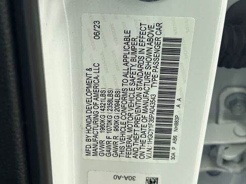 Used 2023 Honda Accord EX image 22