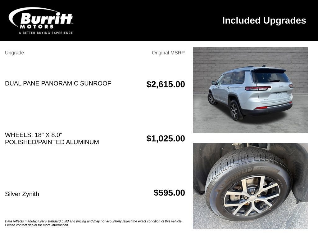 Used 2023 Jeep Grand Cherokee L Limited AWD/4WD image 3