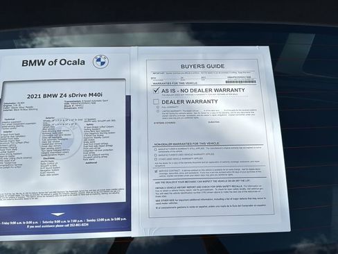 Used 2021 BMW Z4 M40i w/ Premium Package image 27