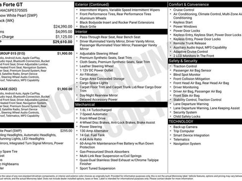 Used 2023 Kia Forte GT w/ GT2 Package FWD image 28