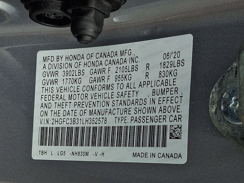 Used 2020 Honda Civic EX image 27