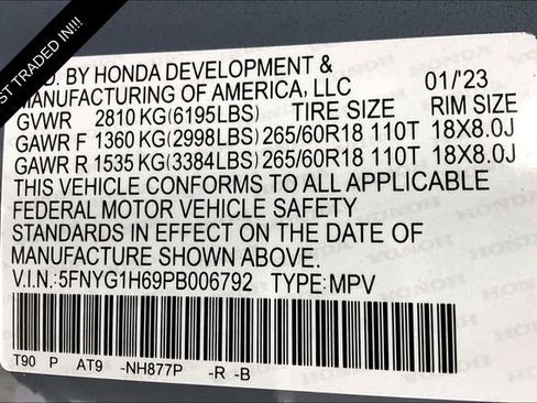 Used 2023 Honda Pilot TrailSport image 35